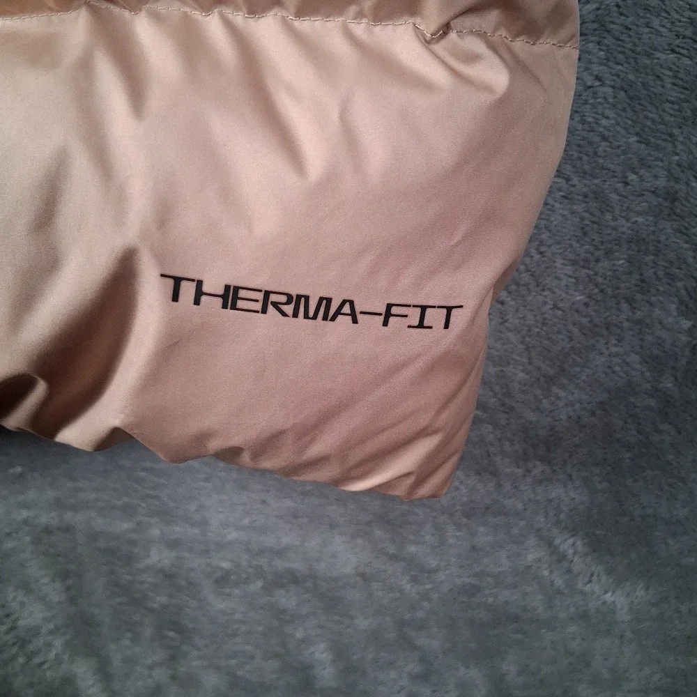 Nike Therma-Fit Windrunner Down Vest Women's Large Brown Beige Puffer